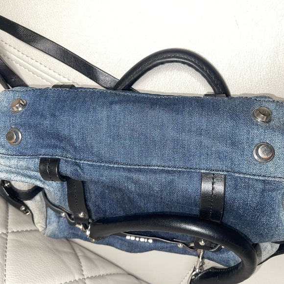 Diesel Women 3Way Denim Shoulder Clutch Handbag - Picture 8 of 14